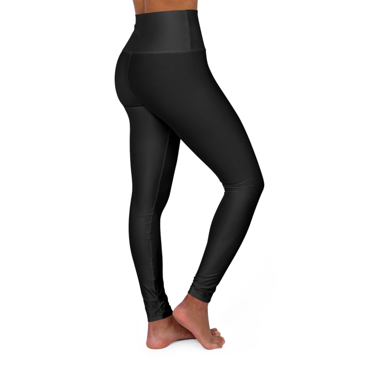 Workout Avocado Black High Waisted Yoga Leggings