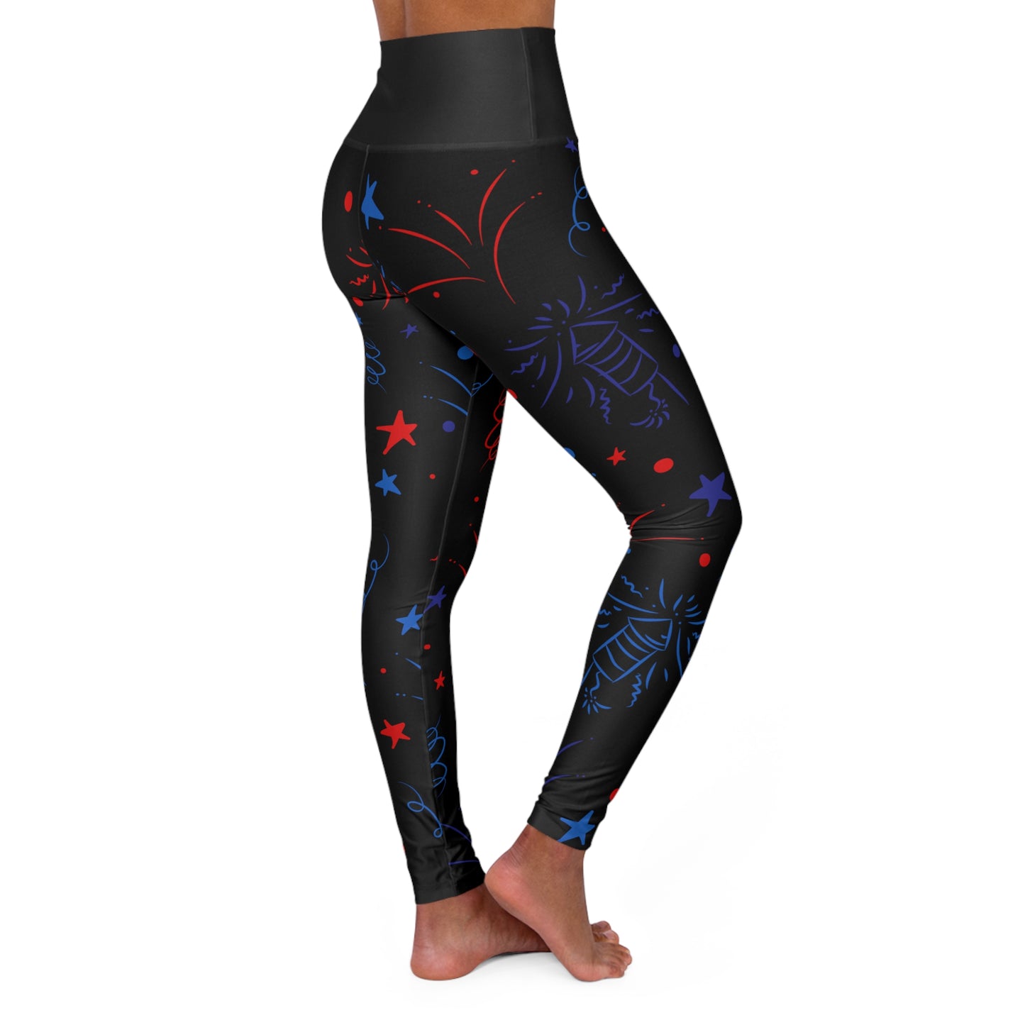 Firecracker High Waist Yoga Leggings