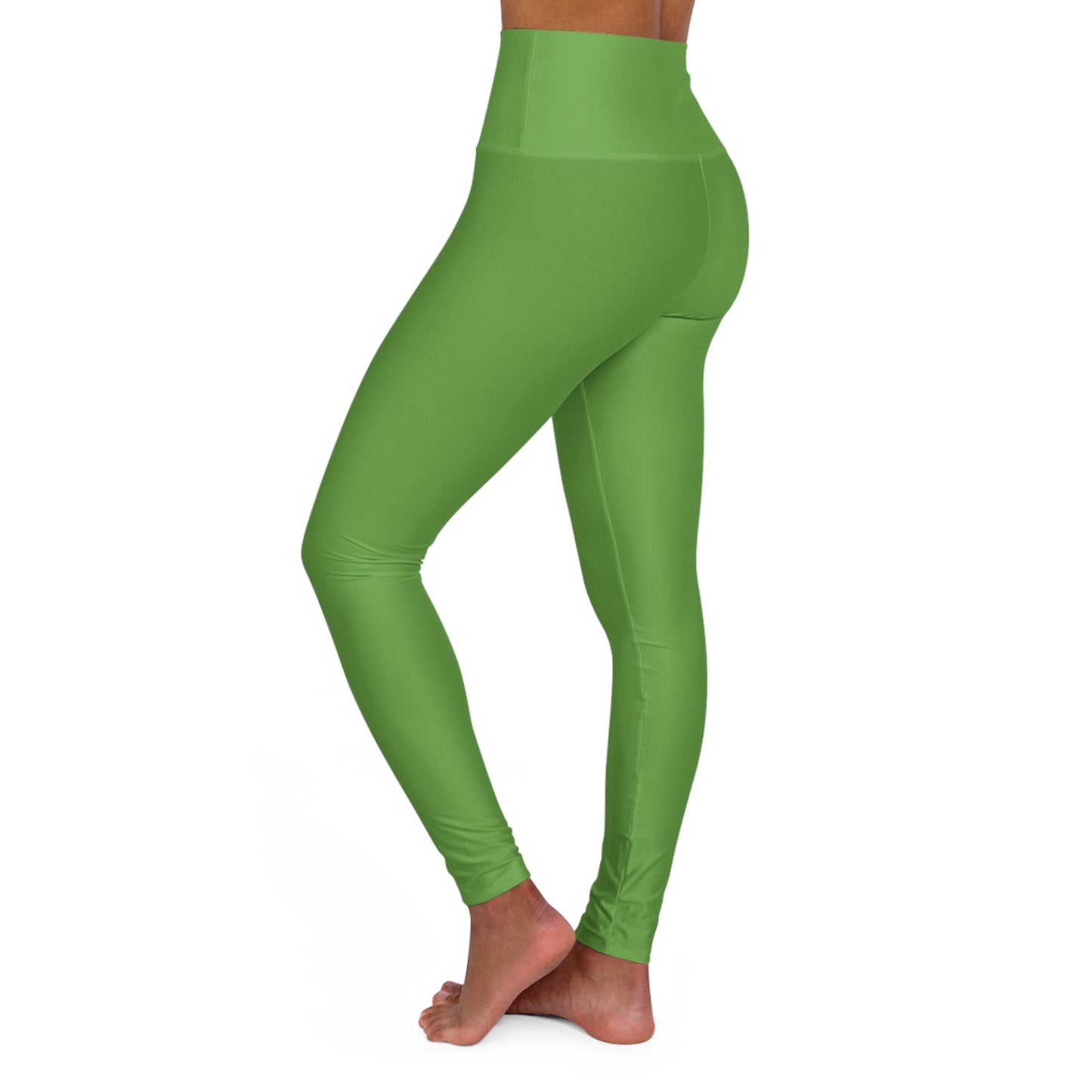 Workout Avocado Green High Waisted Yoga Leggings