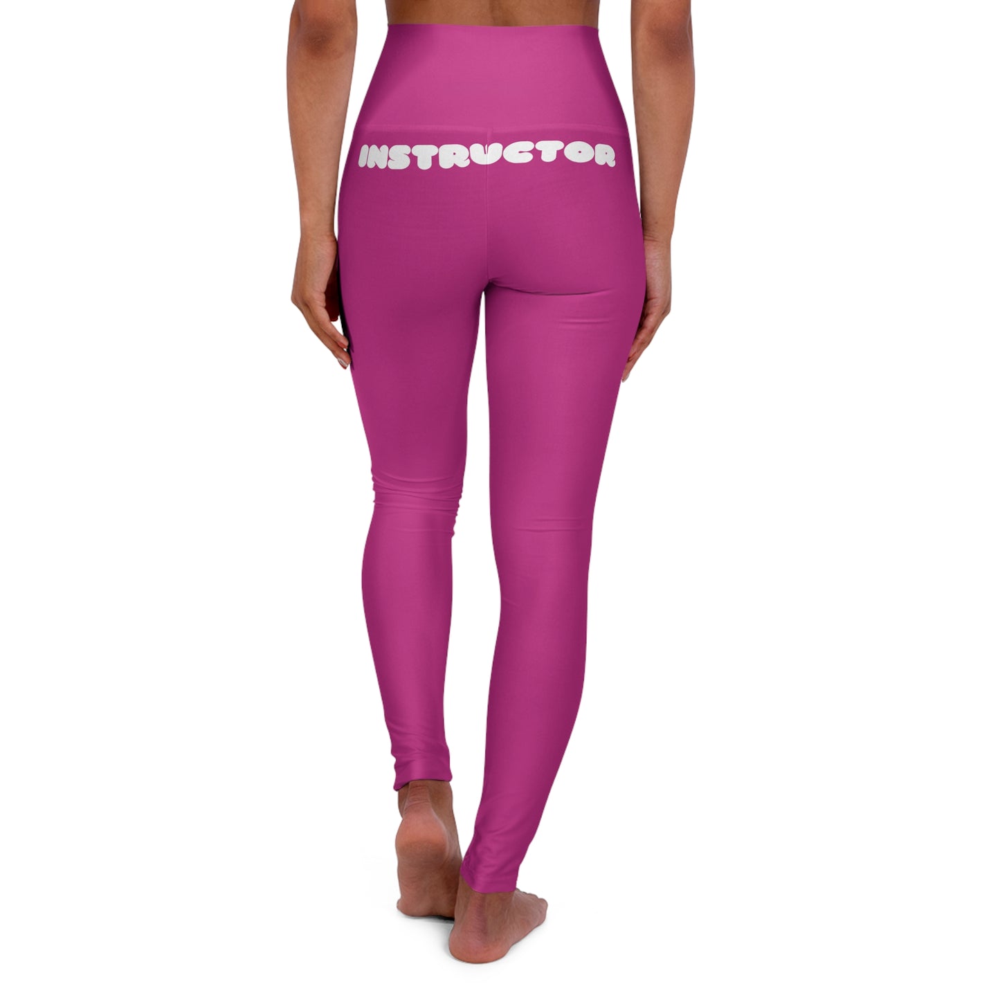 Yoga Instructor High Waisted Yoga Leggings