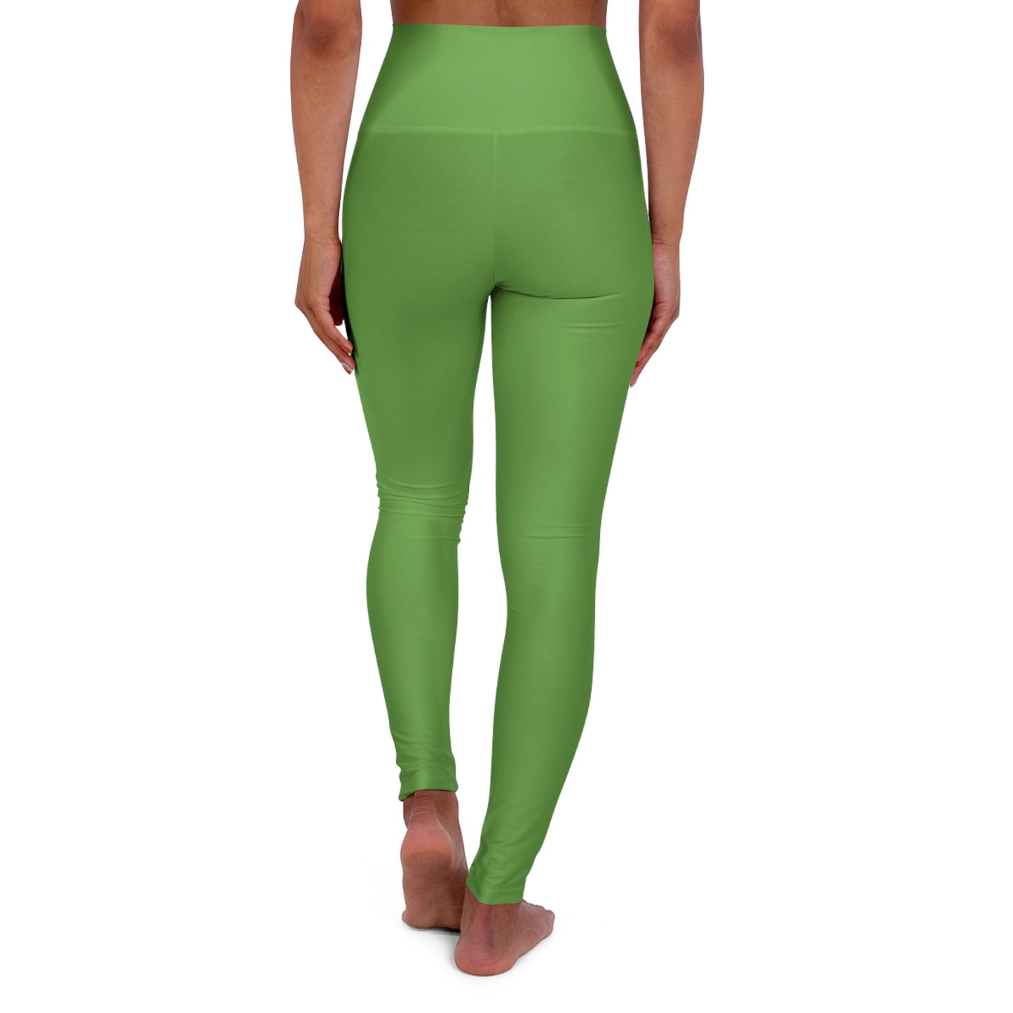 Workout Avocado Green High Waisted Yoga Leggings