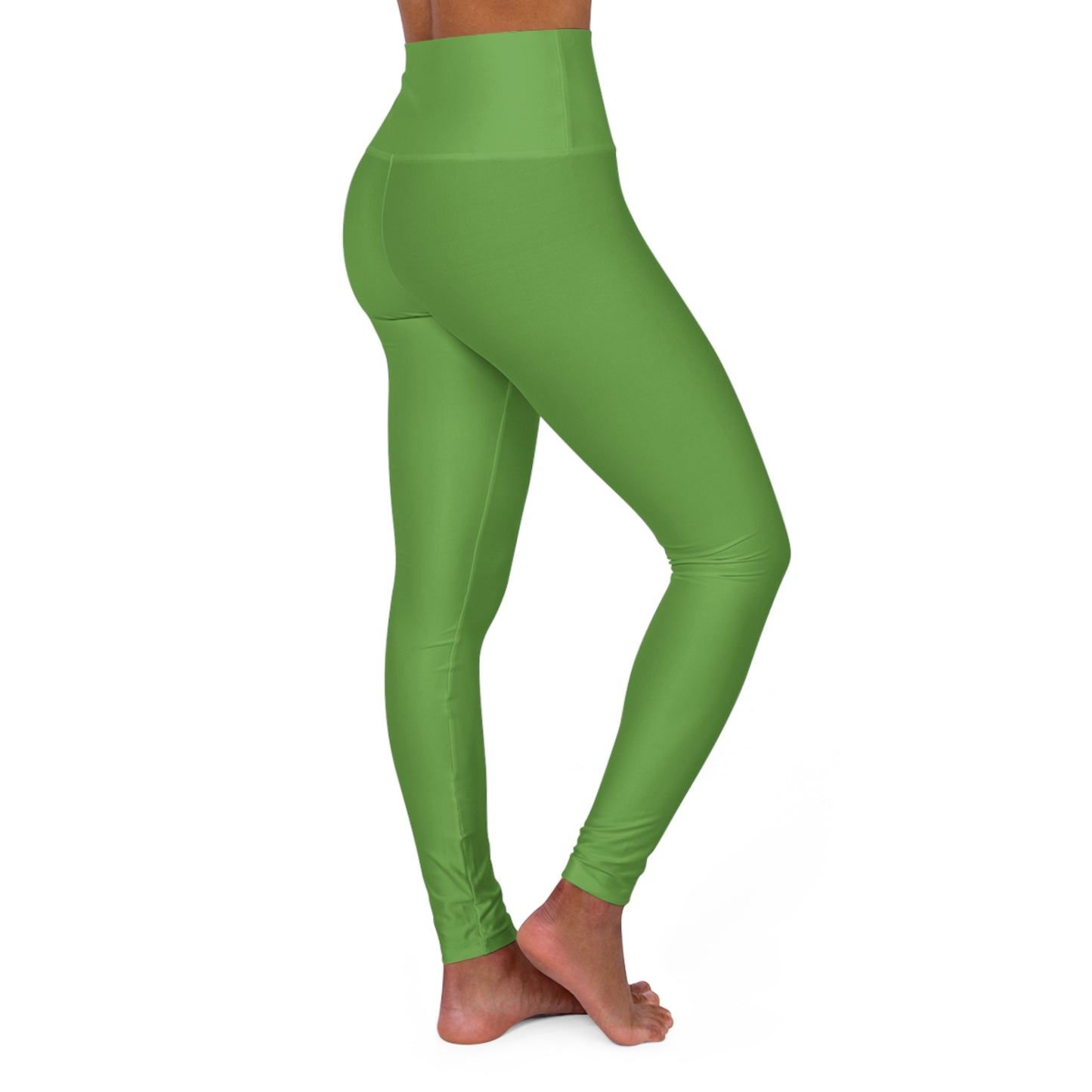 Workout Avocado Green High Waisted Yoga Leggings