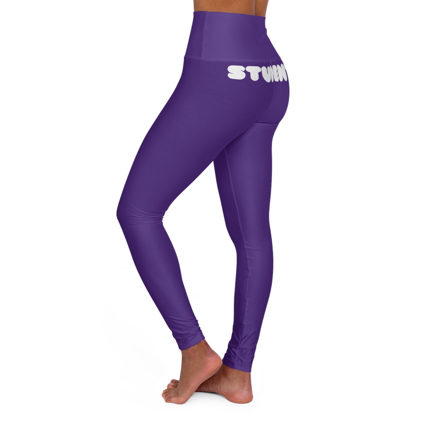 Purple Yoga Student High Waisted Yoga Leggings