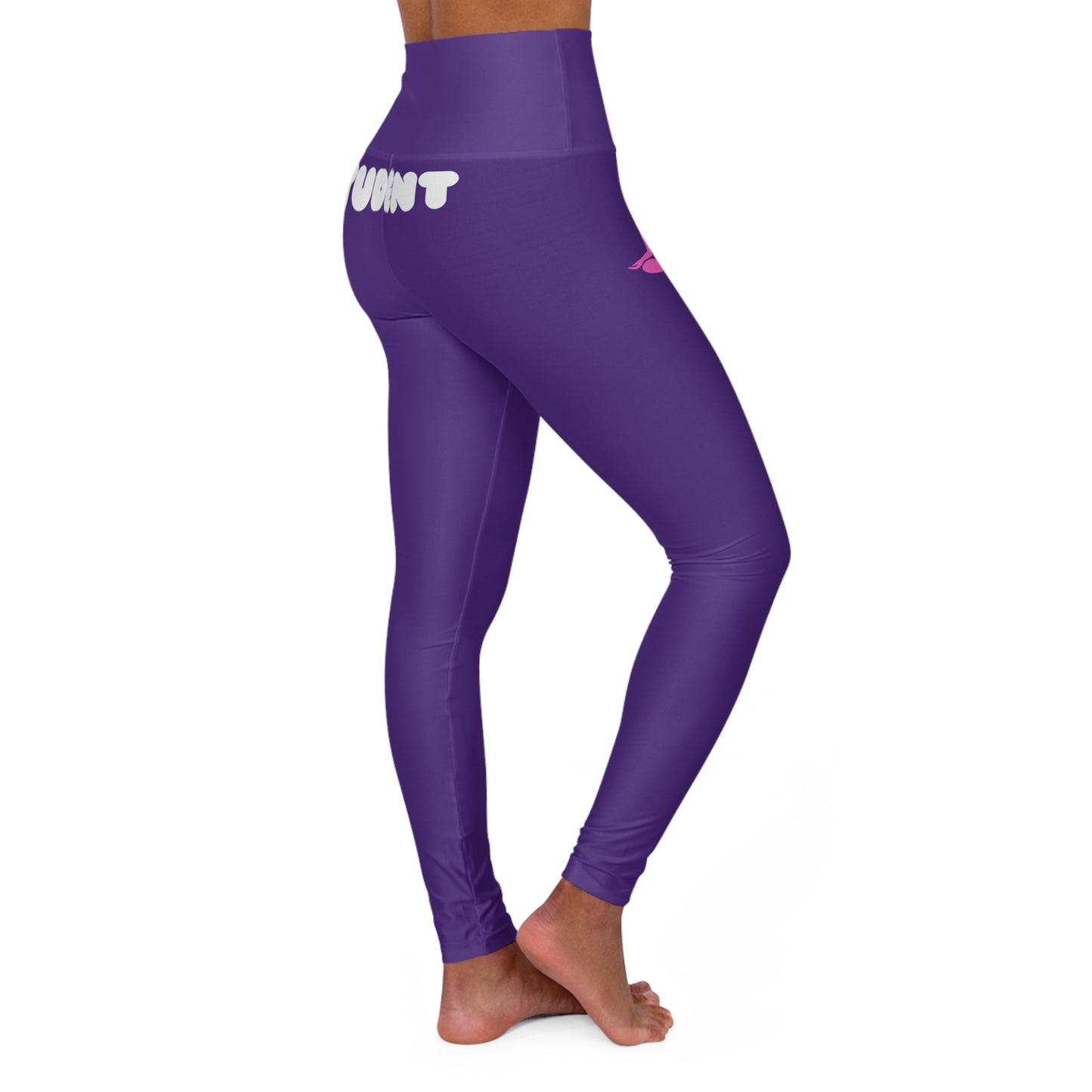 Purple Yoga Student High Waisted Yoga Leggings