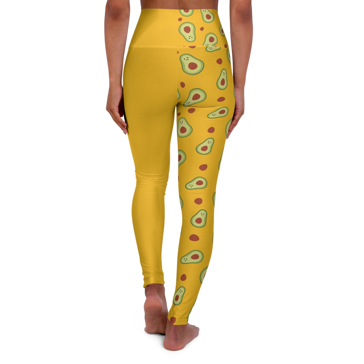 Odd Avocado Yellow High Waisted Yoga Leggings