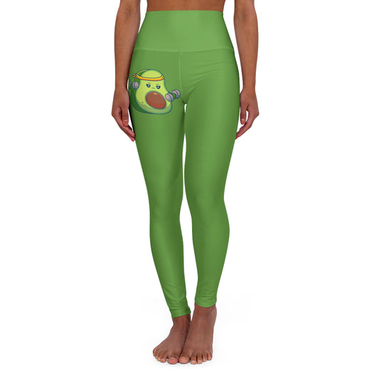 Workout Avocado Green High Waisted Yoga Leggings