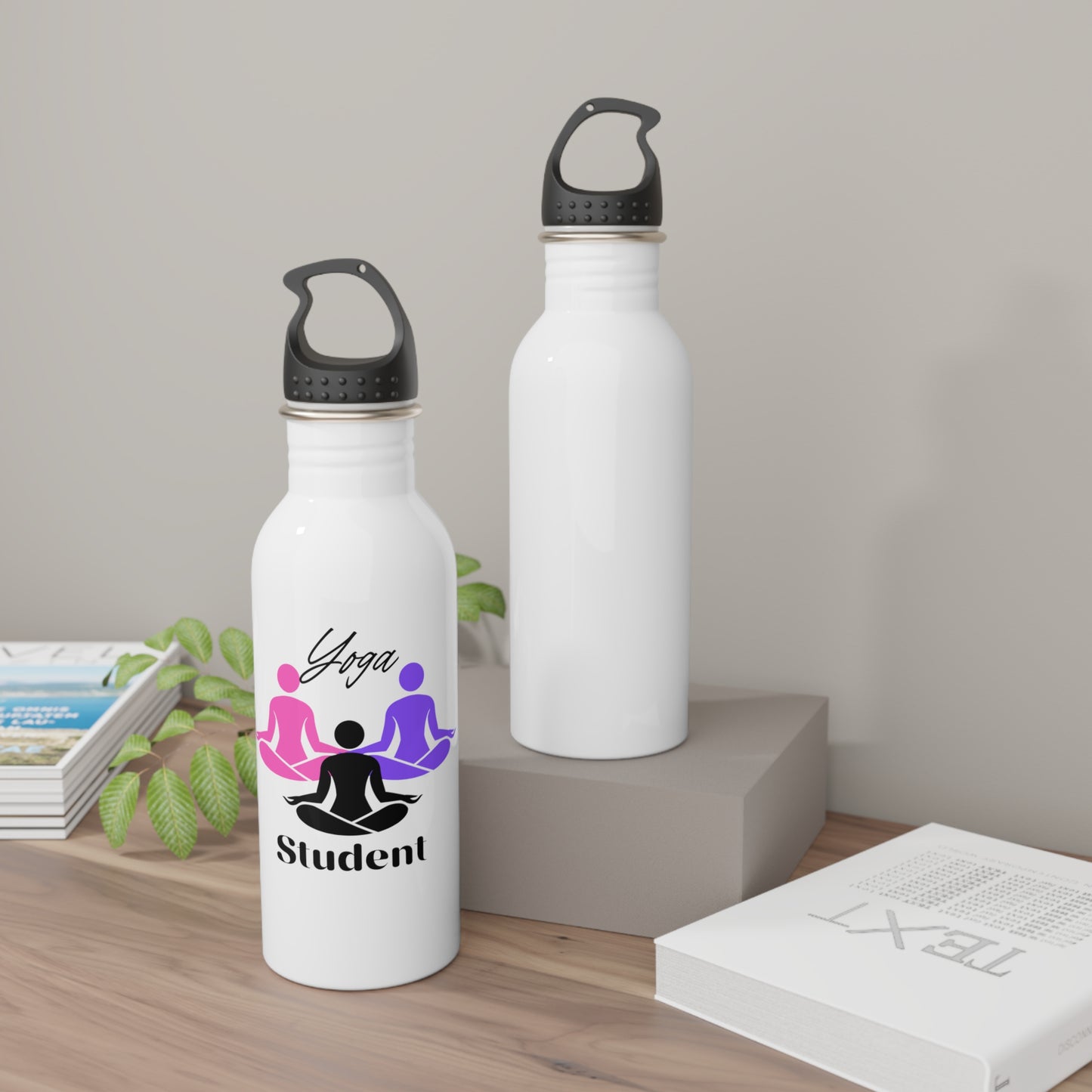 Yoga Student Stainless Steel Water Bottle