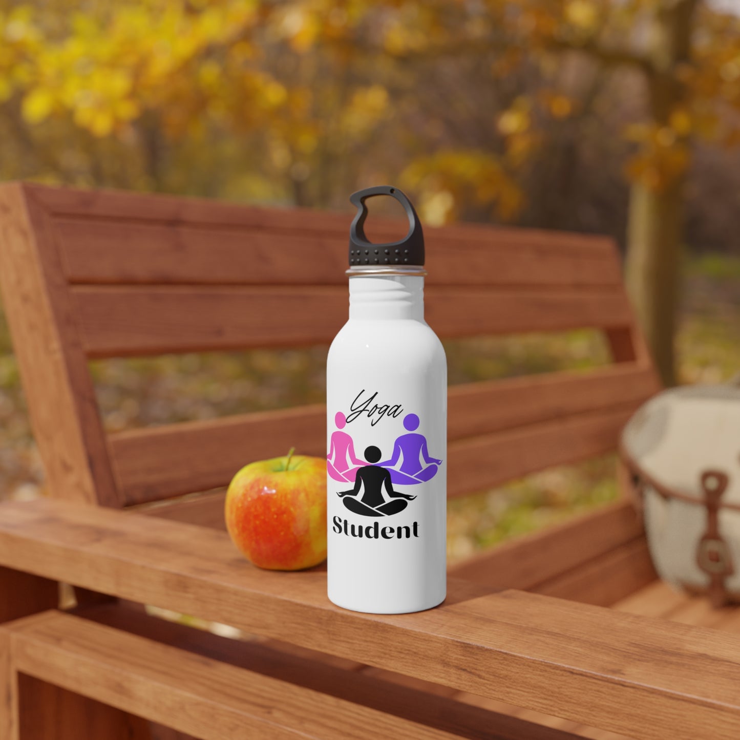 Yoga Student Stainless Steel Water Bottle