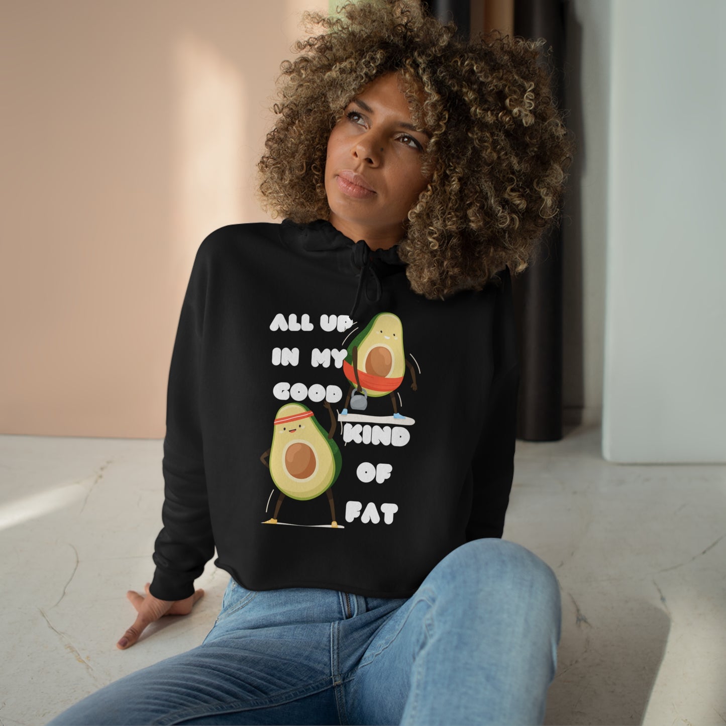 All Good Fat Crop Hoodie