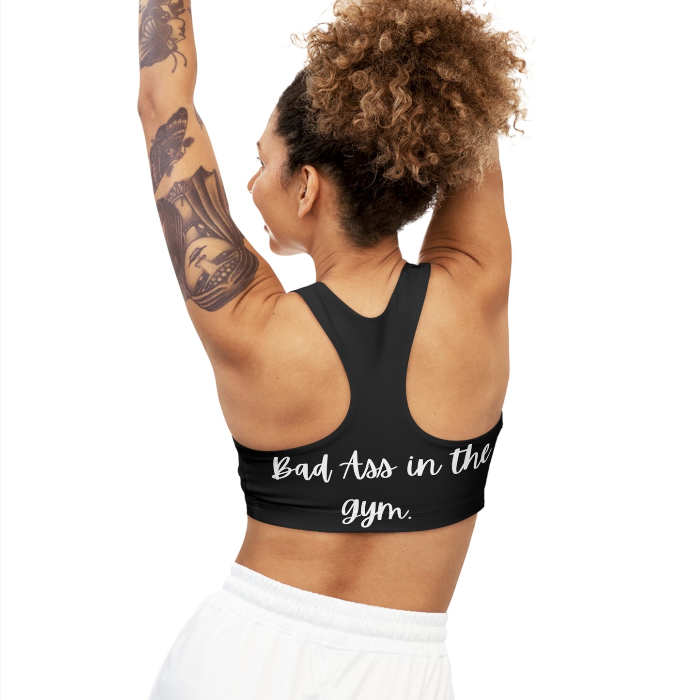 This is me! Black Sports Bra